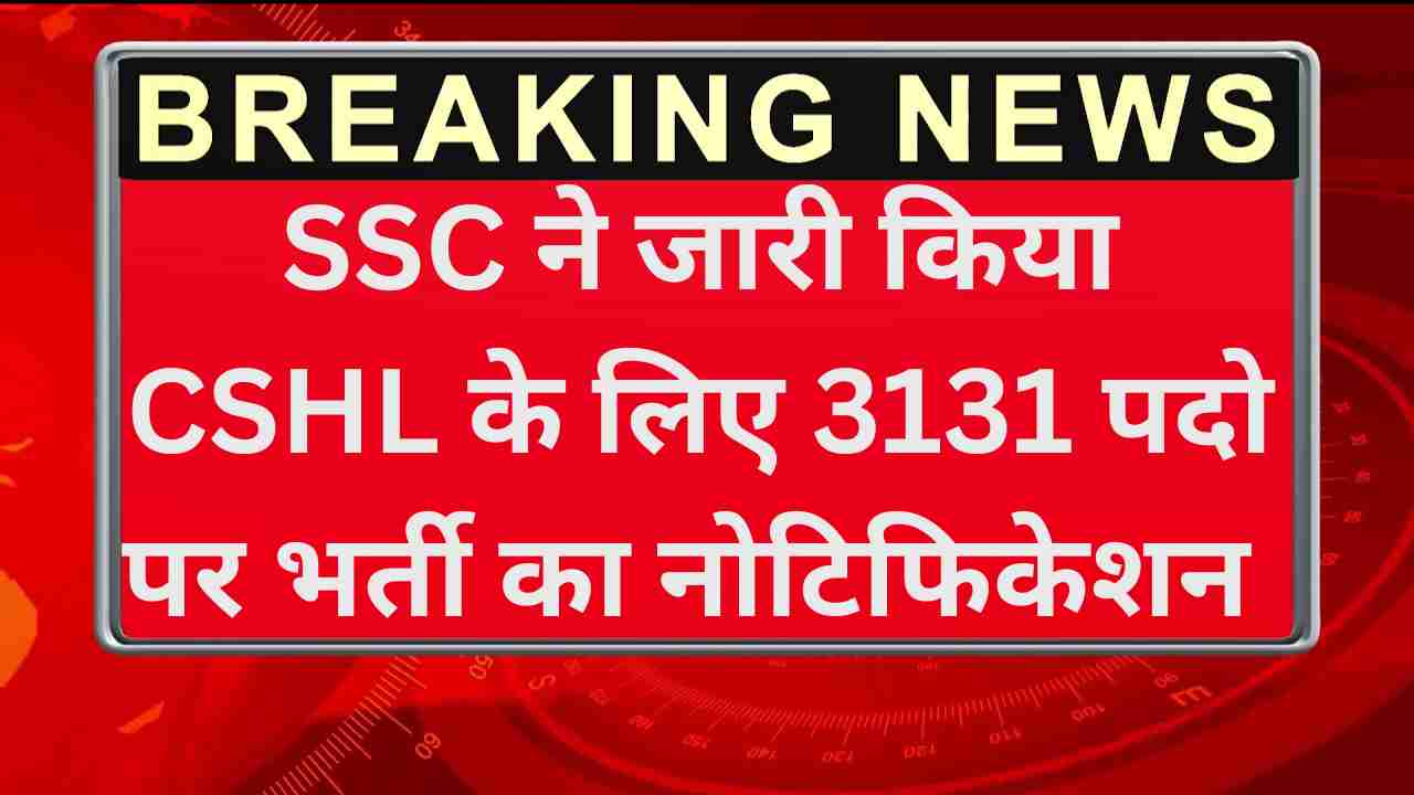 SSC CHSL Recruitment 2025