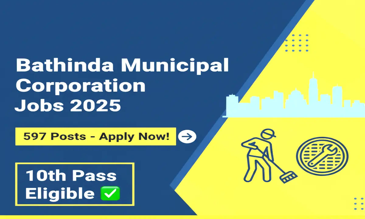 Bathinda Municipal Corporation Jobs 2025